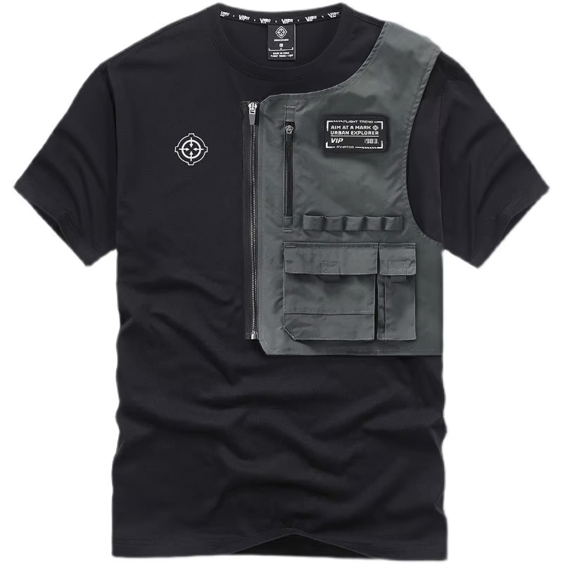 herr t-shirt, bomulls t-shirt, t-shirt med ficka